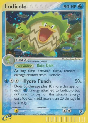 Ludicolo Pokémon Sandstorm #7 Holo