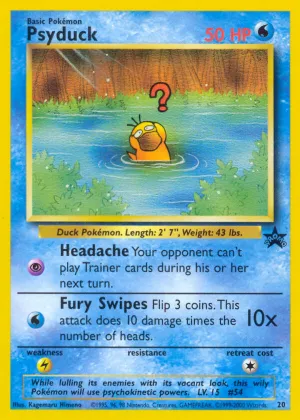 Psyduck Pokémon Wizards Black Star Promos #20