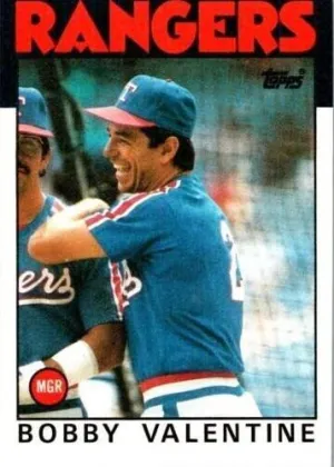 Bobby Valentine 1986 Topps Baseball #261
