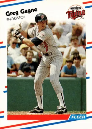 Greg Gagne 1988 Fleer Baseball #11