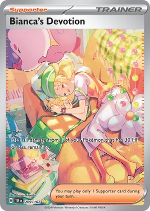 Bianca's Devotion Pokémon Temporal Forces #209 Holo