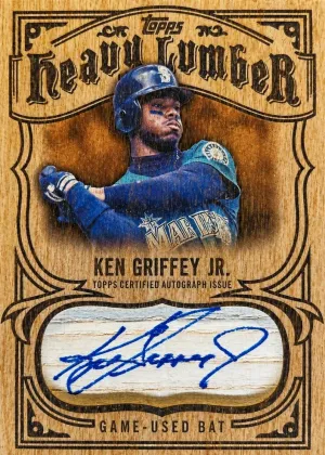 Ken Griffey Jr 2026 Topps Heavy Lumber Autograph Relics Baseball #HLAR-KG
