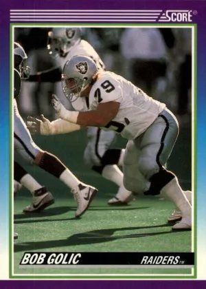Bob Golic 1990 Score Football #512