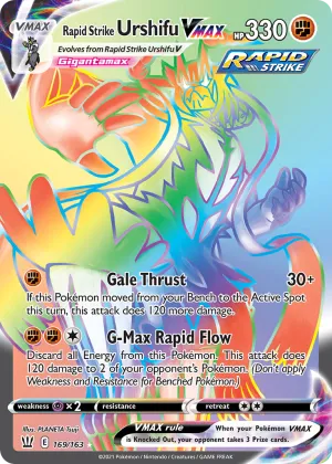 Rapid Strike Urshifu VMAX Pokémon Battle Styles #169 Holo