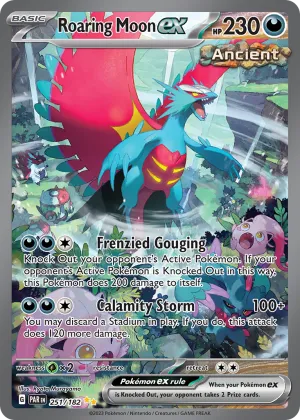 Roaring Moon ex Pokémon Paradox Rift #251 Holo