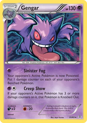 Gengar Pokémon Generations #35 Reverse Holo
