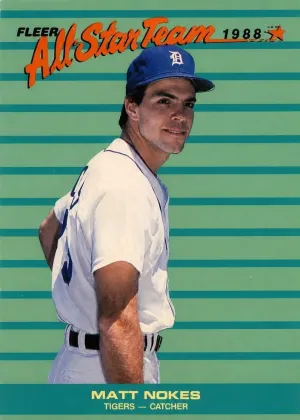 Matt Nokes 1988 Fleer All Star Team Baseball #1