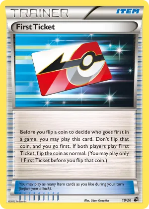 First Ticket Pokémon Dragon Vault #19 Holo