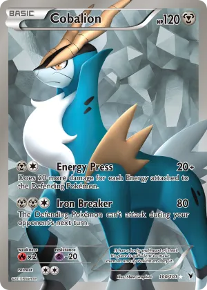 Cobalion Pokémon Noble Victories #100 Holo