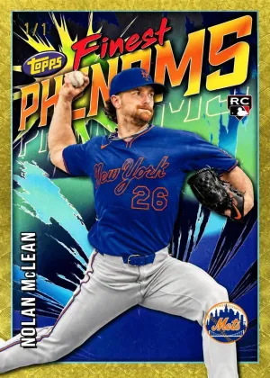 Nolan McLean 2026 Topps Finest Phenoms Baseball SuperFractor #FP-7