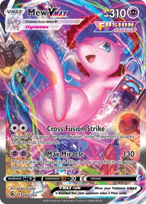 Mew VMAX Pokémon Fusion Strike #269 Holo