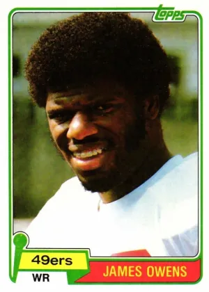 James Owens 1981 Topps Football #263
