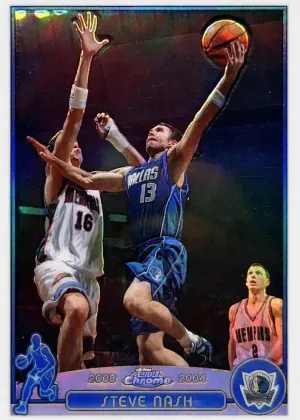 Steve Nash 2003 Topps Chrome Basketball Refractor #13
