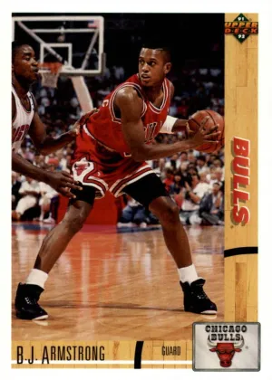 B.J. Armstrong 1991 Upper Deck Basketball #184