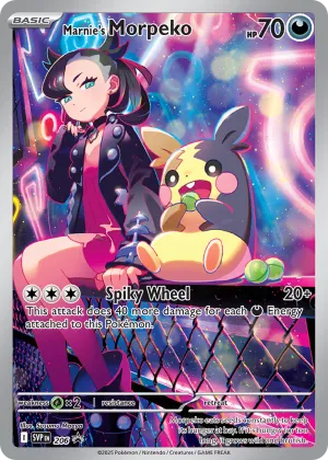 Marnie's Morpeko Pokémon Scarlet & Violet Black Star Promos #206 Holo