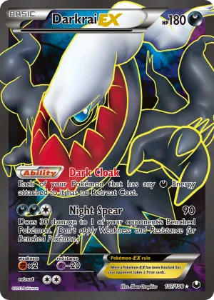 Darkrai-EX Pokémon Dark Explorers #107 Holo
