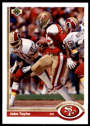 John Taylor 1991 Upper Deck Football #121
