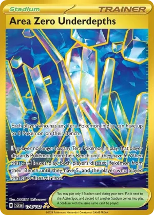 Area Zero Underdepths Pokémon Stellar Crown #174 Holo