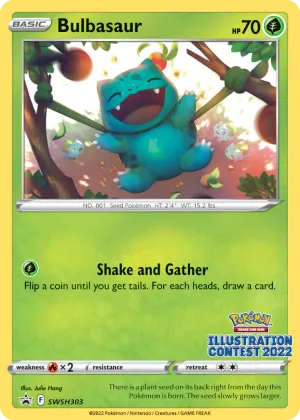 Bulbasaur Pokémon SWSH Black Star Promos #SWSH303