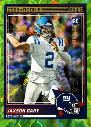Jaxson Dart 2025 Panini Score Football Electric #35