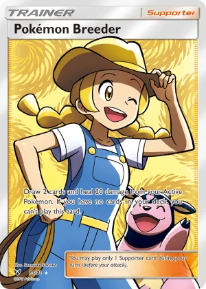 Pokémon Breeder Pokémon Shining Legends #73 Holo