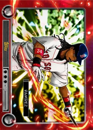 Manny Ramirez 2026 Bowman Anime Baseball Red Refractor #BA-10