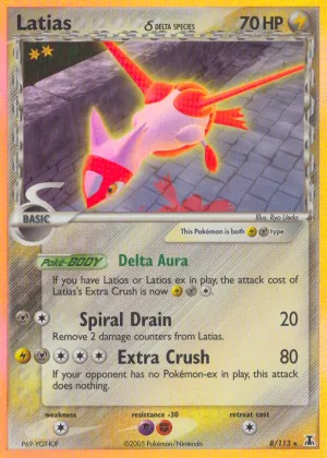 Latias δ Pokémon Delta Species #8 Holo
