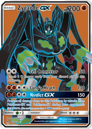 Zygarde-GX Pokémon Forbidden Light #123 Holo