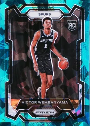 Victor Wembanyama 2023 Panini Prizm Basketball Teal Ice #136