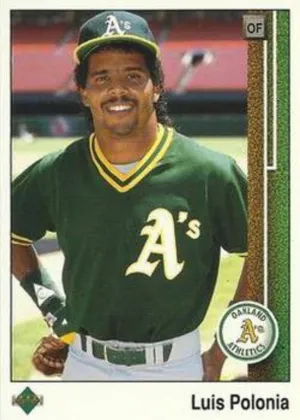 Luis Polonia 1989 Upper Deck Baseball #162