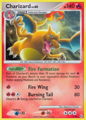 Charizard Pokémon Arceus #1 Holo