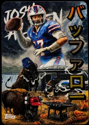 Josh Allen 2025 Topps Chrome Kaiju Football #KAI-7