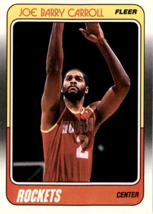 Joe Barry Carroll 1988 Fleer Basketball #50