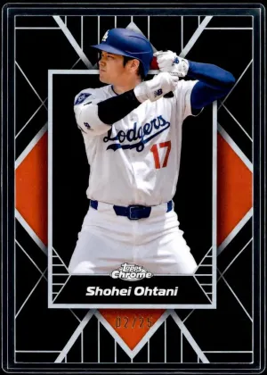 Shohei Ohtani 2026 Topps Chrome Shadow Etch Baseball Orange Refractor #SE-1