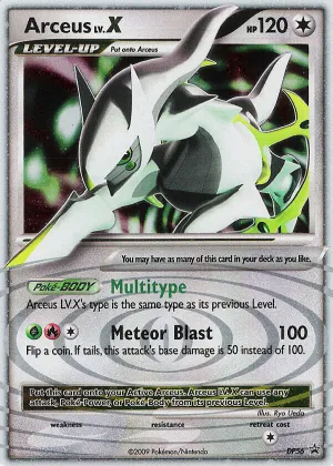 Arceus LV.X Pokémon DP Black Star Promos #DP56 Holo