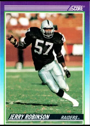 Jerry Robinson 1990 Score Football #549