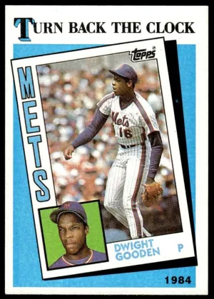 Dwight Gooden 1989 Topps Turn back the Clock Baseball #661