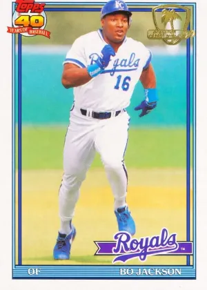 Bo Jackson 1991 Topps Desert Shield Baseball #600