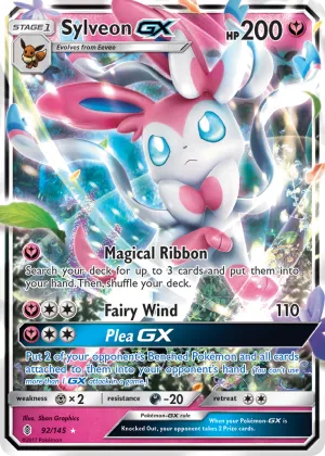 Sylveon-GX Pokémon Guardians Rising #92 Holo