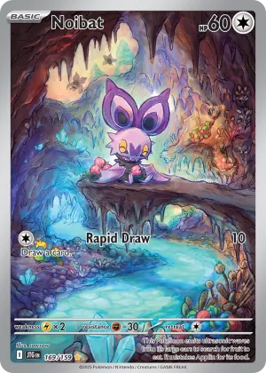 Noibat Pokémon Journey Together #169 Holo