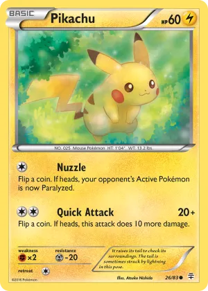 Pikachu Pokémon Generations #26 Reverse Holo