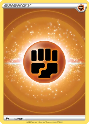 Fighting Energy Pokémon Crown Zenith #157 Holo