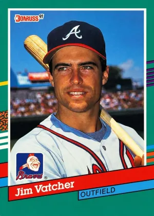 Jim Vatcher 1991 Donruss Baseball #753