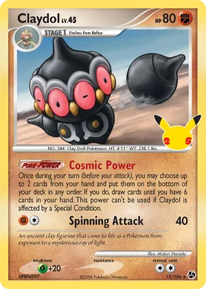 Claydol Pokémon Celebrations: Classic Collection #15 Holo