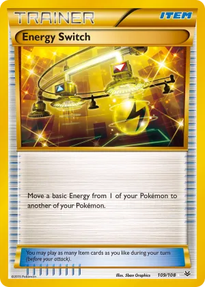Energy Switch Pokémon Roaring Skies #109 Holo