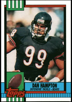 Dan Hampton 1990 Topps Football #377