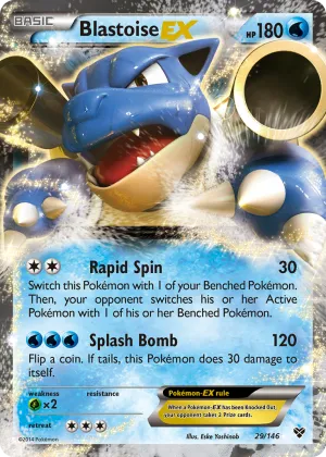 Blastoise-EX Pokémon XY #29 Holo