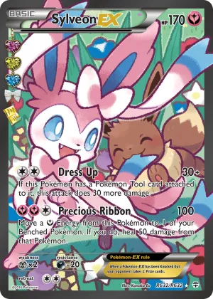 Sylveon-EX Pokémon Generations #RC32 Holo
