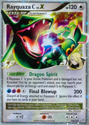 Rayquaza C LV.X Pokémon Supreme Victors #146 Holo