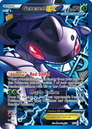 Genesect-EX Pokémon Plasma Blast #97 Holo